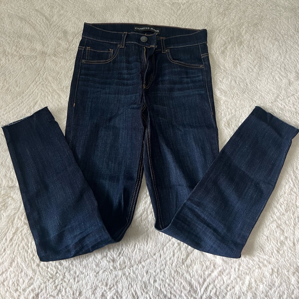 Express cropped jeggings